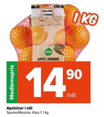 Coop Extra Apelsiner i nät erbjuda