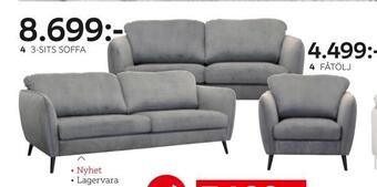 XXXLutz 3-sits soffa retro 2 erbjuda