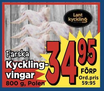 Supergrossen Kycklingvingar erbjuda
