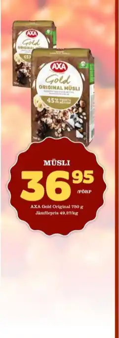 Gold original müsli