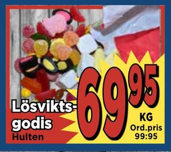 Supergrossen Lösviktsgodis erbjuda