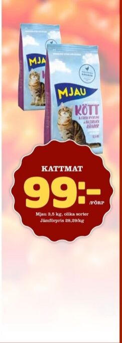 Matdax Mjau kattmat erbjuda