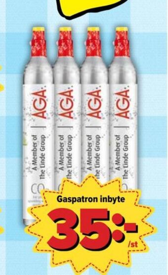Östenssons Aga kolsyrepatron erbjuda