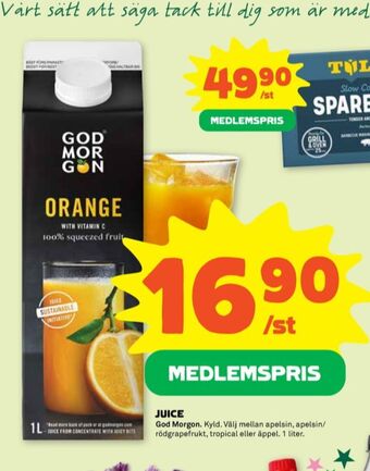 Stora Coop God morgon juice erbjuda