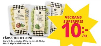 Tempo Garant pasta erbjuda
