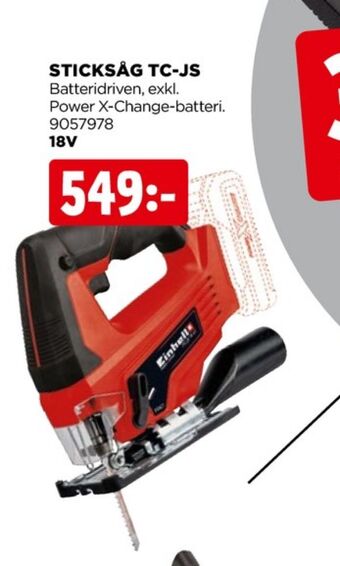 Jem&Fix Einhell sticksåg erbjuda
