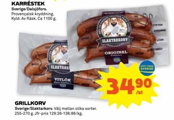Coop Grillkorv erbjuda