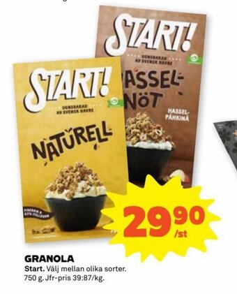 Coop Granola erbjuda