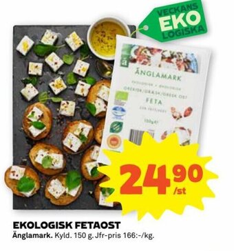 Coop Ekologisk fetaost erbjuda