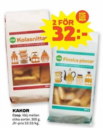 Coop Kakor erbjuda