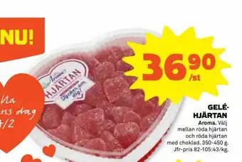 Coop Gelé-hjärtan erbjuda