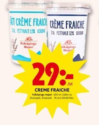 ICA Kvantum Creme fraiche erbjuda