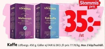 ICA Supermarket Kaffe erbjuda