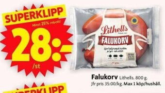 ICA Supermarket Falukorv erbjuda