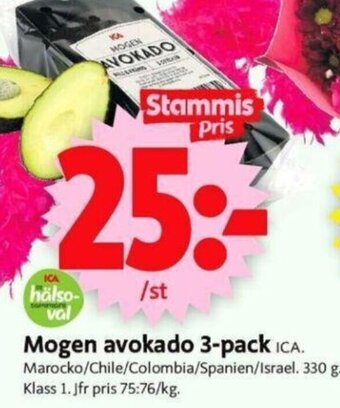 ICA Supermarket Mogen avokado 3-pack erbjuda