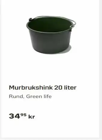 Murbrukshink 20 liter