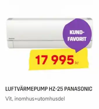 Luftvärmepump HZ-25 panasonic
