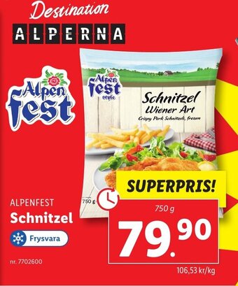 Lidl Schnitzel erbjuda