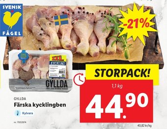 Lidl Färska kycklingben erbjuda
