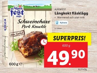 Lidl Långkokt fläsklägg erbjuda