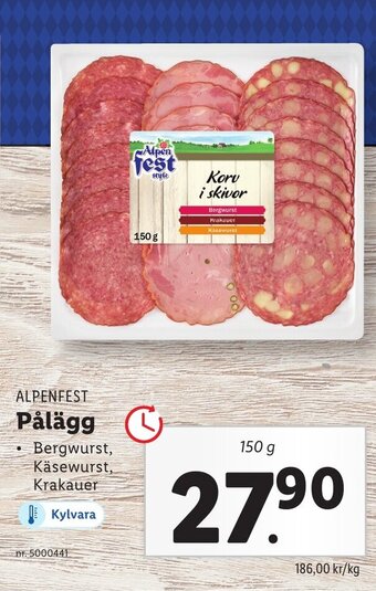 Lidl Pålägg erbjuda