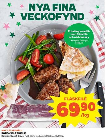 Coop Färsk fläskfilé erbjuda