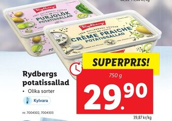 Lidl Rydbergs potatissallad erbjuda