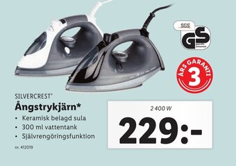 Lidl Ångstrykjärn erbjuda