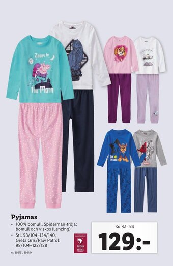 Lidl Pyjamas erbjuda