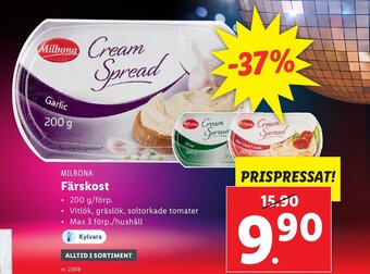 Lidl Milbona Färskost erbjuda