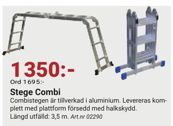 Erlandsons Brygga Stege combi erbjuda
