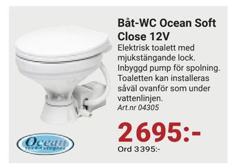 Erlandsons Brygga Båt-wc ocean soft close 12v erbjuda
