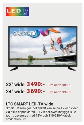 Erlandsons Brygga Ltc smart led-tv wide erbjuda