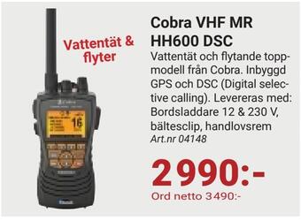 Cobra vhf mr hh600 dsc