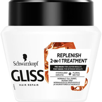Schwarzkopf gliss total repair 2-in-1 treatment 300 ml