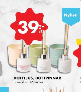 Doftljus, doftpinnar