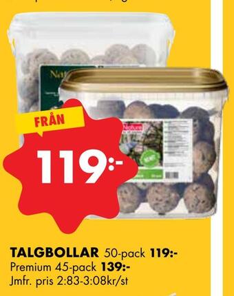 ÖoB Talgbollar erbjuda