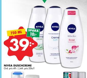 ÖoB Nivea duschcreme erbjuda