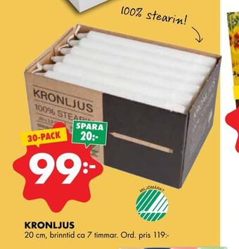 ÖoB Kronljus erbjuda