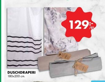 ÖoB Bright lightning duschdraperi erbjuda