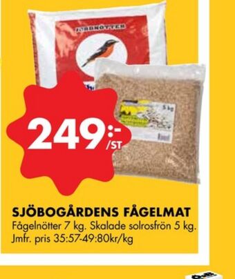 ÖoB Sjöbogården solrosfrön erbjuda