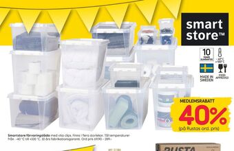 Rusta Smartstore erbjuda