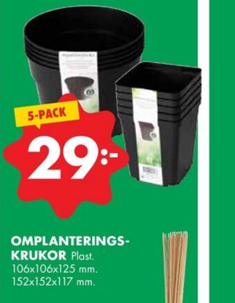 ÖoB Odla odlingskrukor erbjuda