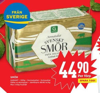 Willys Smör erbjuda
