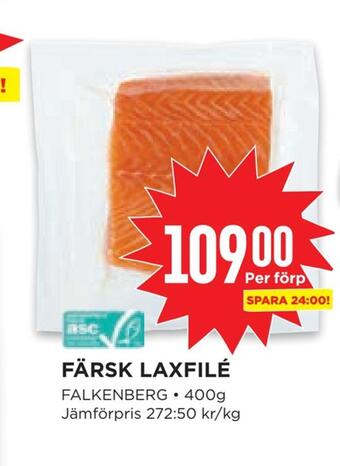 Willys Färsk laxfilé erbjuda