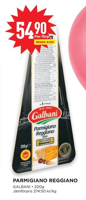 Willys Parmigiano reggiano erbjuda