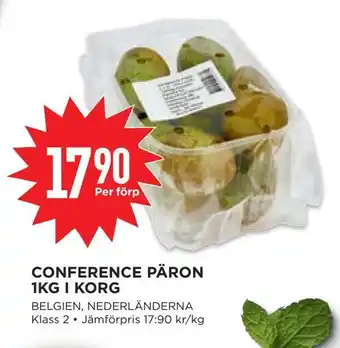 Willys Conference päron 1kg i korg erbjuda