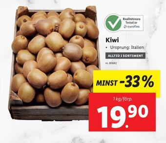 Lidl Kiwi erbjuda