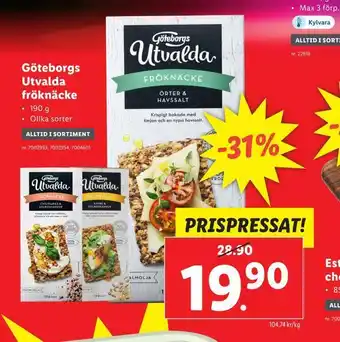 Lidl Göteborgs utvalda fröknäcke erbjuda
