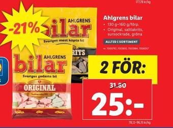 Lidl Ahlgrens bilar erbjuda